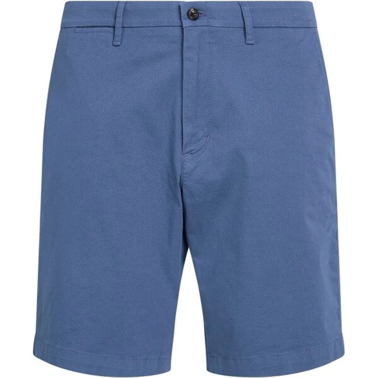 Shorts TOMMY HILFIGER "HARLEM PRINTED STRUCTURE" Gr. 31, N-Gr, blau (aegean sea) Herren Hosen Shorts