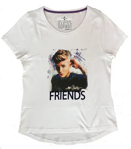 Sidney Maurer T-Shirt "Justin Bieber" (Stück, 1-tlg., Stück) mit Frontprint
