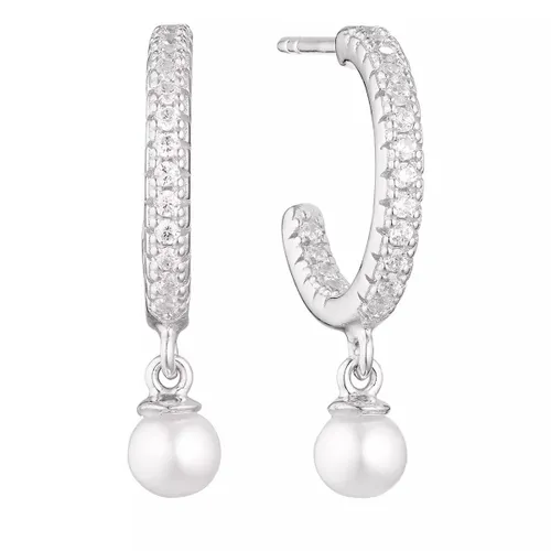 Sif Jakobs Jewellery Ohrringe - Ellera Perla Medio Earrings - Gr. unisize - in Silber - für Damen
