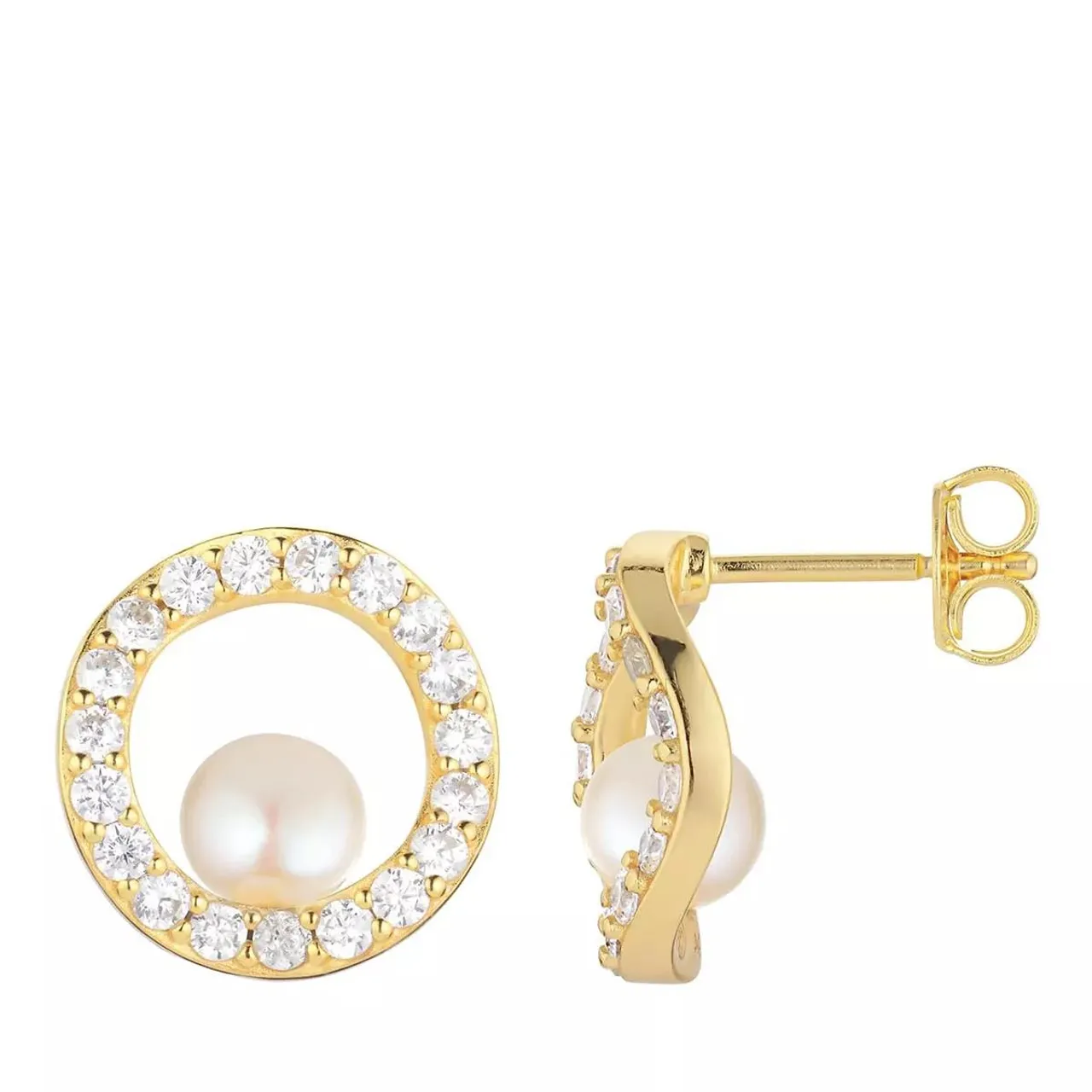 Sif Jakobs Jewellery Ohrringe - Ponza Circolo - Gr. unisize - in Gold - für Damen