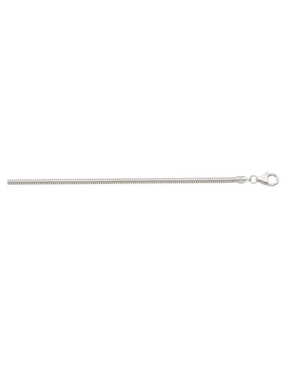 Silberkette ADELIA´S "925 Silber Schlangen Halskette Ø 2 mm" Halsketten Gr. 40, Silber 925 (Sterlingsilber), silberfarben (silber) Damen Silberketten