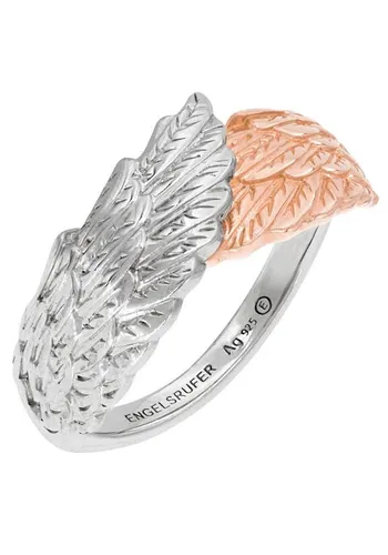 Silberring ENGELSRUFER "Wings of Angels, Engelsflügel" Fingerringe Gr. 5,05 g, Silber 925 (Sterlingsilber), 2 mm, rosegold (silberfarben, roségoldfarb...