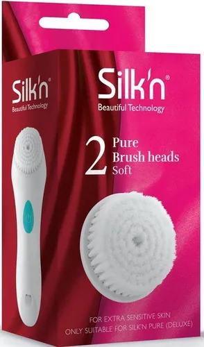 Silk'n Gesichtsbürstenaufsatz Soft, Set, 2-tlg., für Silk`n Pure und Pure Deluxe
