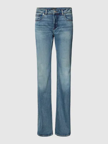 Silver Jeans Flared Cut Jeans im 5-Pocket-Design Modell 'Be Low' in Blau