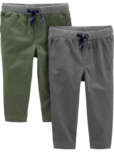 Simple Joys by Carter's Baby-Jungen 2-Pack Pull on Pant Hose