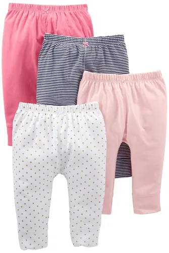 Simple Joys by Carter's Baby-Mädchen 4-Pack Pant Hose