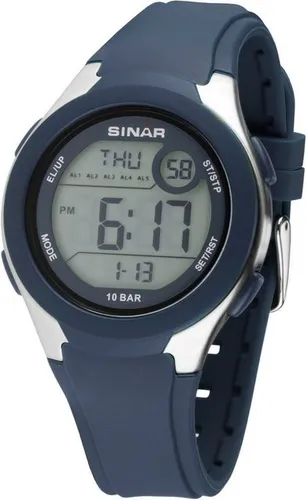 SINAR Quarzuhr XV-19-2, Armbanduhr, Damenuhr, digital, Datum