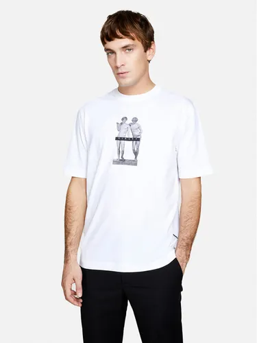 Sisley T-Shirt 3I1XS103I Weiß Regular Fit