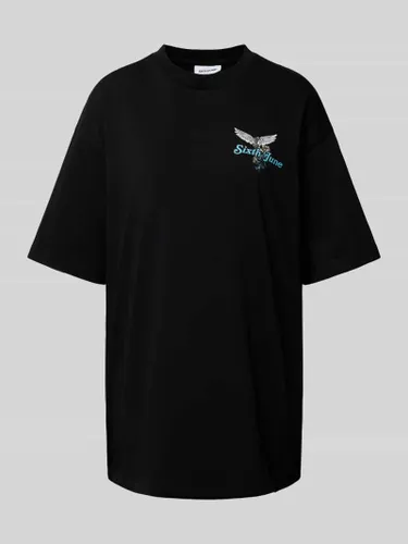 Sixth June T-Shirt mit Label-Print in Black