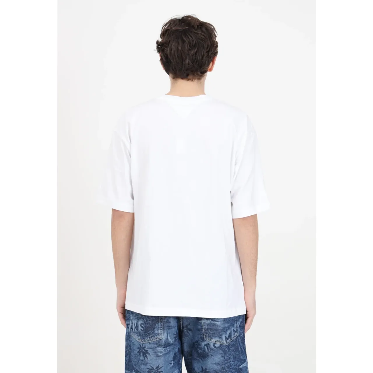 Skate Flag Tee Weißes T-Shirt Tommy Jeans