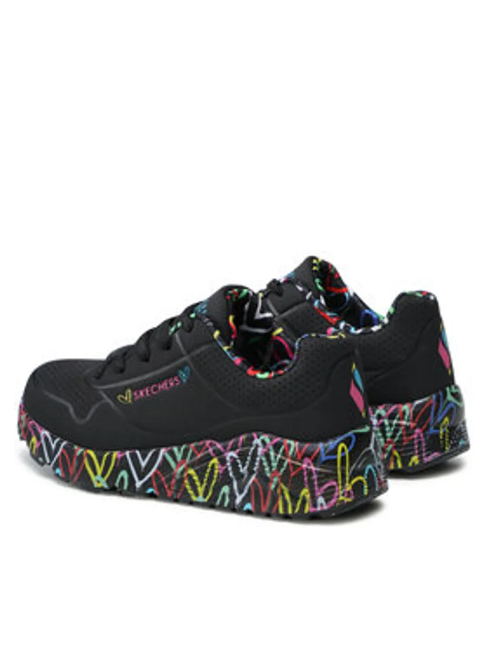 Skechers Sneakers Uno Lite Lovely Luv 314976L/BKMT Schwarz