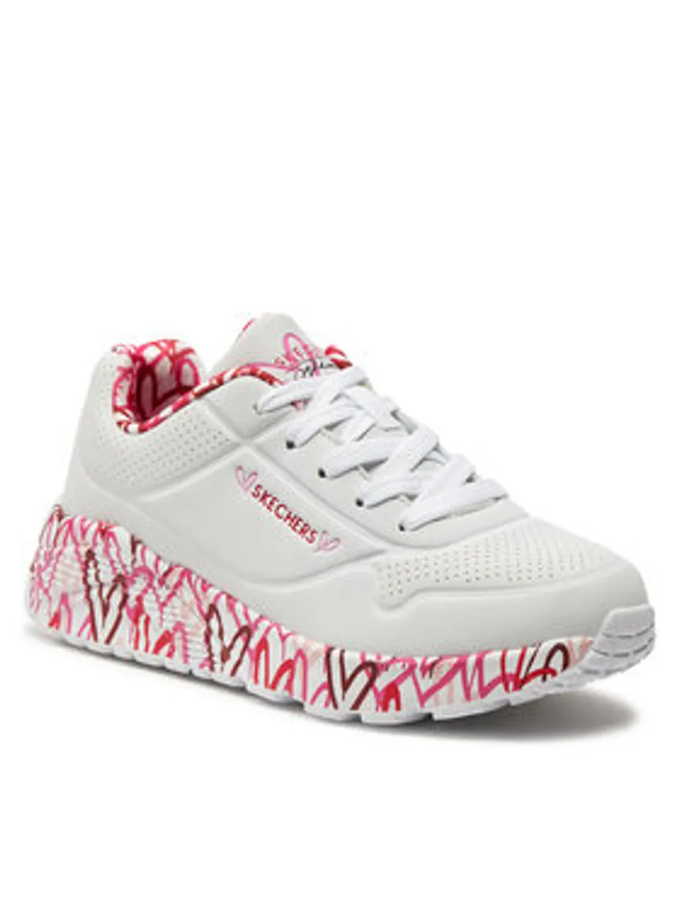 Skechers Sneakers Uno Lite Lovely Luv 314976L/WRPK Weiß