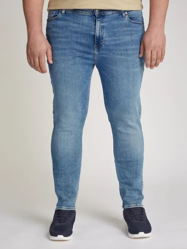 Skinny-fit-Jeans CALVIN KLEIN JEANS PLUS "SKINNY PLUS" Gr. 42, Länge 34, blau (denim medium) Herren Jeans Skinny-Jeans