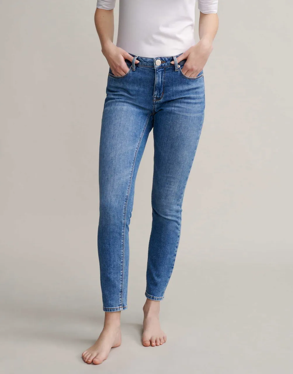 Skinny Fit Jeans Elma mid blue