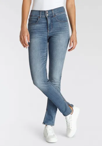 Skinny-fit-Jeans LEVI'S "311 Shaping Skinny" Gr. 26, Länge 30, blau (stick the landing) Damen Jeans Röhrenjeans mit Schlitz am Saum