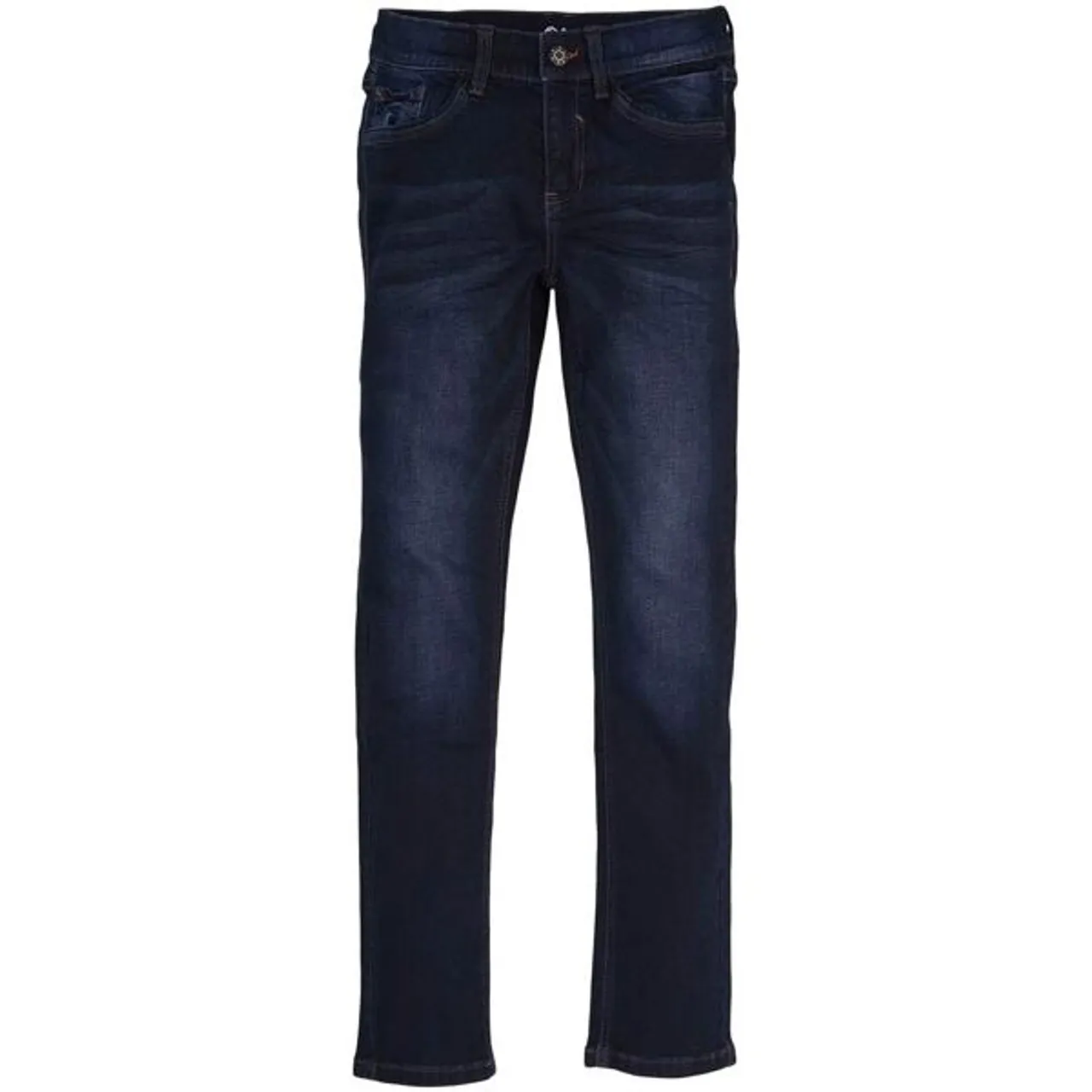 Skinny-fit-Jeans S.OLIVER JUNIOR Gr. 146, N-Gr, blau (blue) Jungen Jeans
