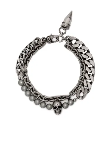 Skull Armband mit Perlen