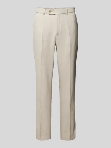Slim Fit Anzughose mit Bügelfalten Modell 'Shiver'