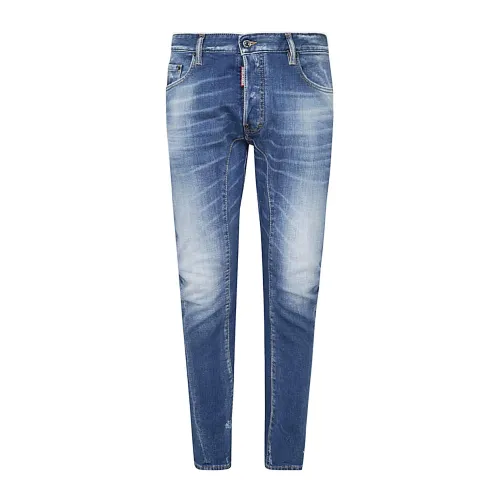 Slim Fit Blaue Jeans Dsquared2