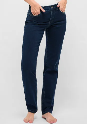 Slim-fit-Jeans ANGELS "DOLLY" Gr. 36, Länge 32, blau (dark indigo) Damen Jeans Röhrenjeans