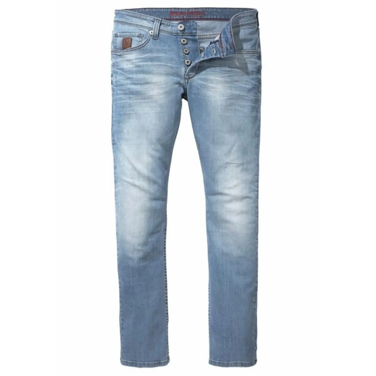 Slim-fit-Jeans BRUNO BANANI "Jimmy (Stretch)" Gr. 31, Länge 32, blau (light, blue) Herren Jeans Slim Fit