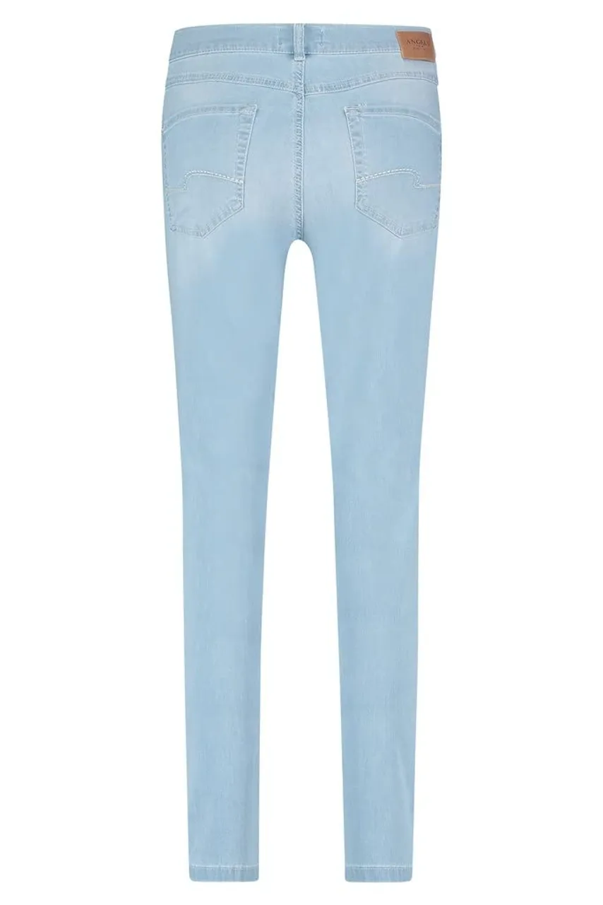 Slim Fit Jeans Cici, bleached blue used buffi