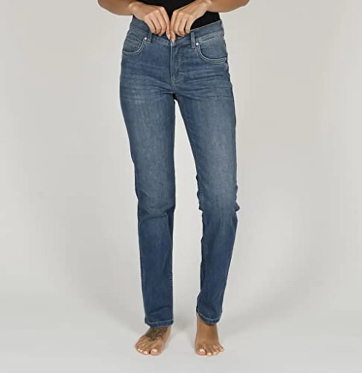 Slim Fit Jeans Cici, mid blue used