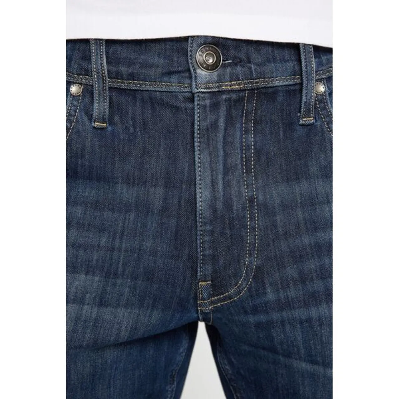Slim-fit-Jeans HARLEM SOUL "CLE-VE" Gr. 29, Länge 32, blau Herren Jeans 5-Pocket-Jeans