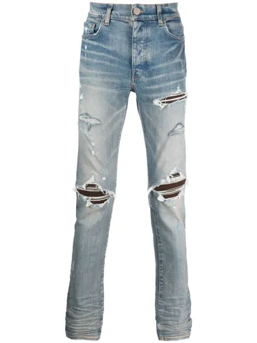 Slim-Fit-Jeans im Distressed-Look