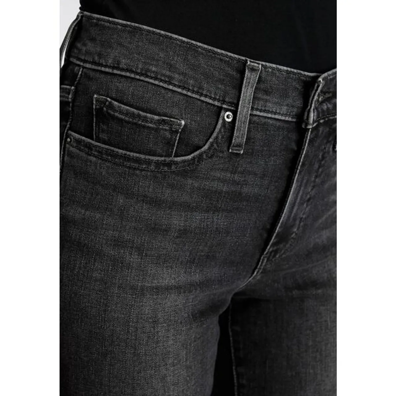 Slim-fit-Jeans LEVI'S "311 Shaping Skinny" Gr. 27, Länge 28, schwarz (black worn in) Damen Jeans Röhrenjeans im 5-Pocket-Stil Bestseller