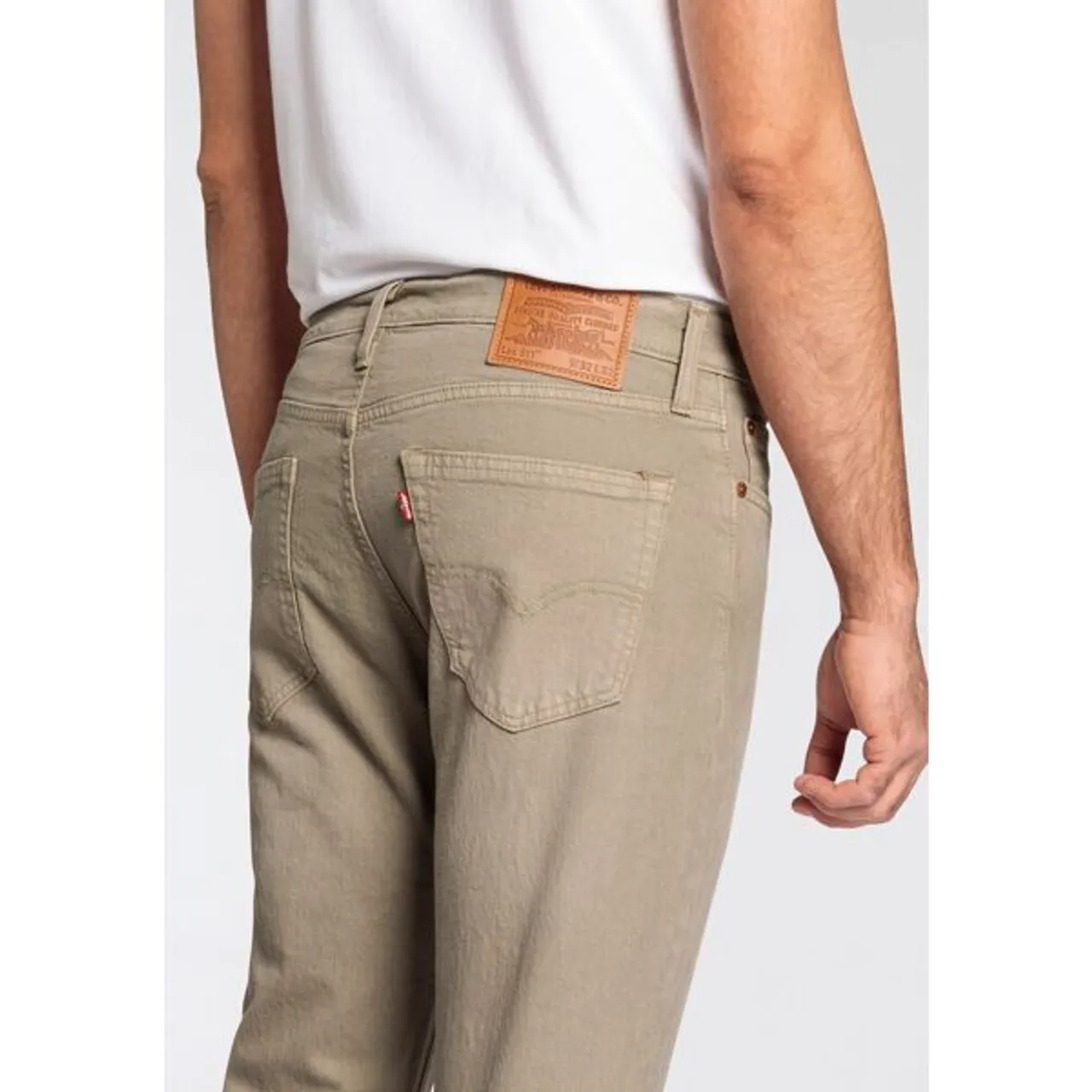 Slim-fit-Jeans LEVI'S "511 SLIM" Gr. 36, Länge 30, braun (craft paper) Herren Jeans Slim Fit