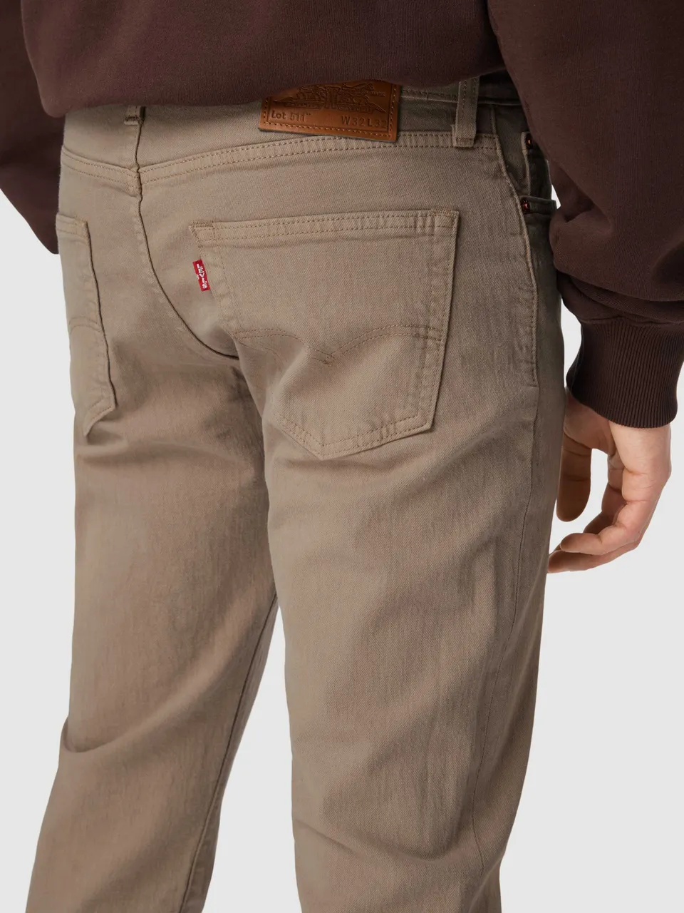 Slim Fit Jeans mit Stretch-Anteil Modell "511 CRAFT PAPER"