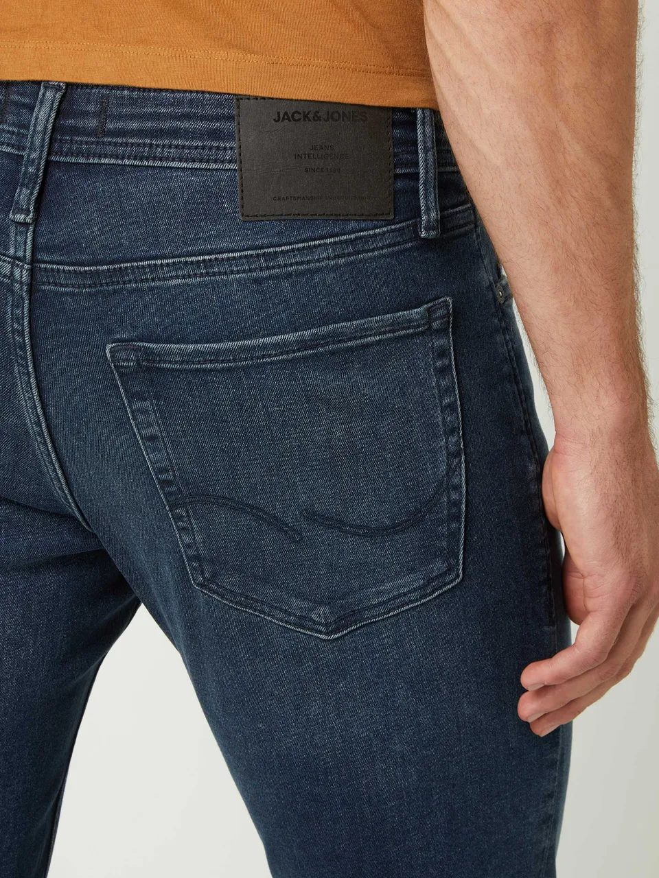 Slim Fit Jeans mit Stretch-Anteil Modell 'Glenn'