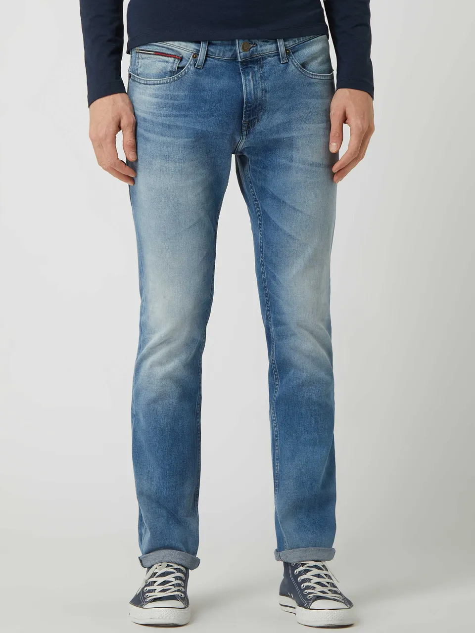 Slim Fit Jeans mit Stretch-Anteil Modell 'Scanton'