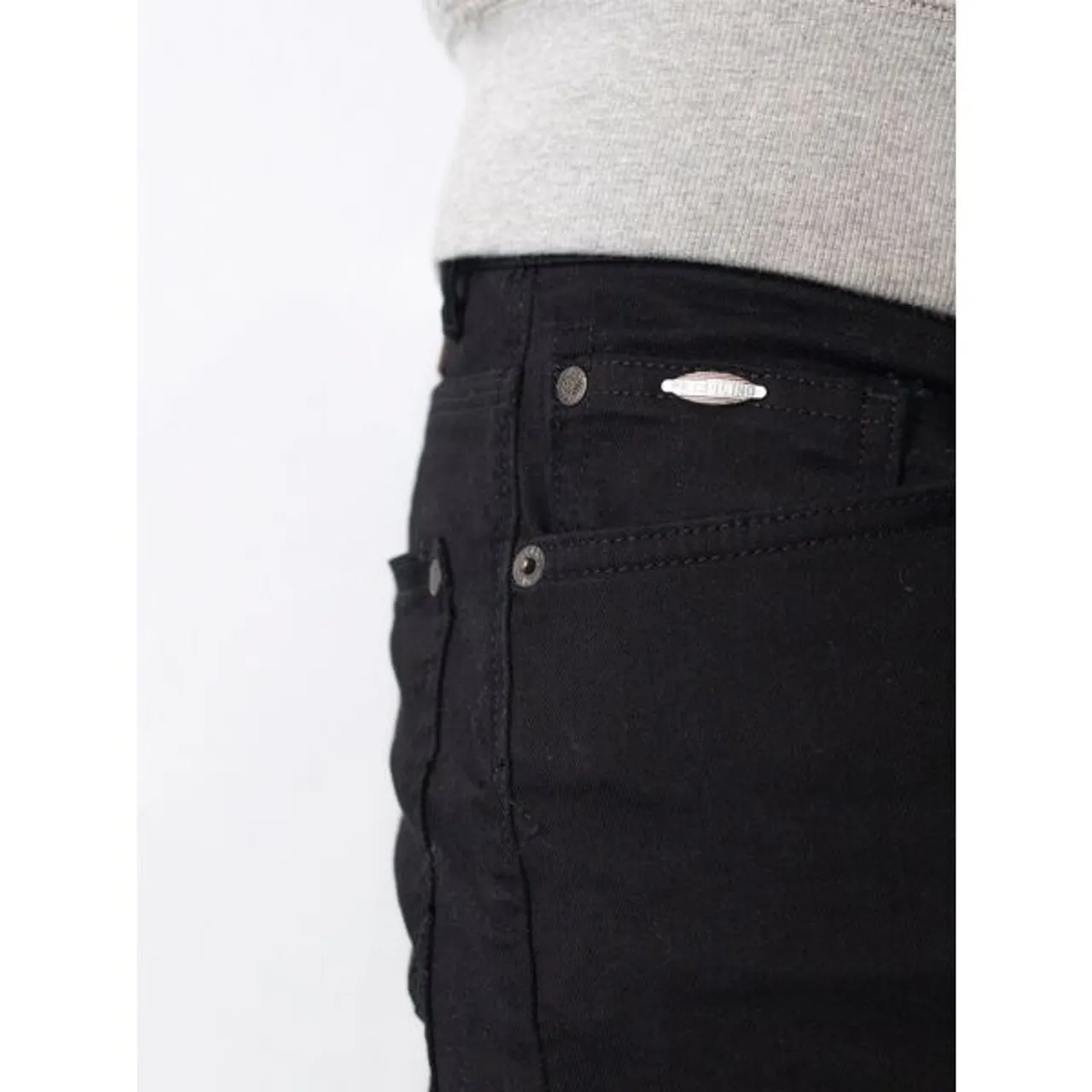 Slim-fit-Jeans PETROL INDUSTRIES "SEAHAM-CLASSIC" Gr. 31, Länge 34, schwarz (black) Herren Jeans Slim Fit