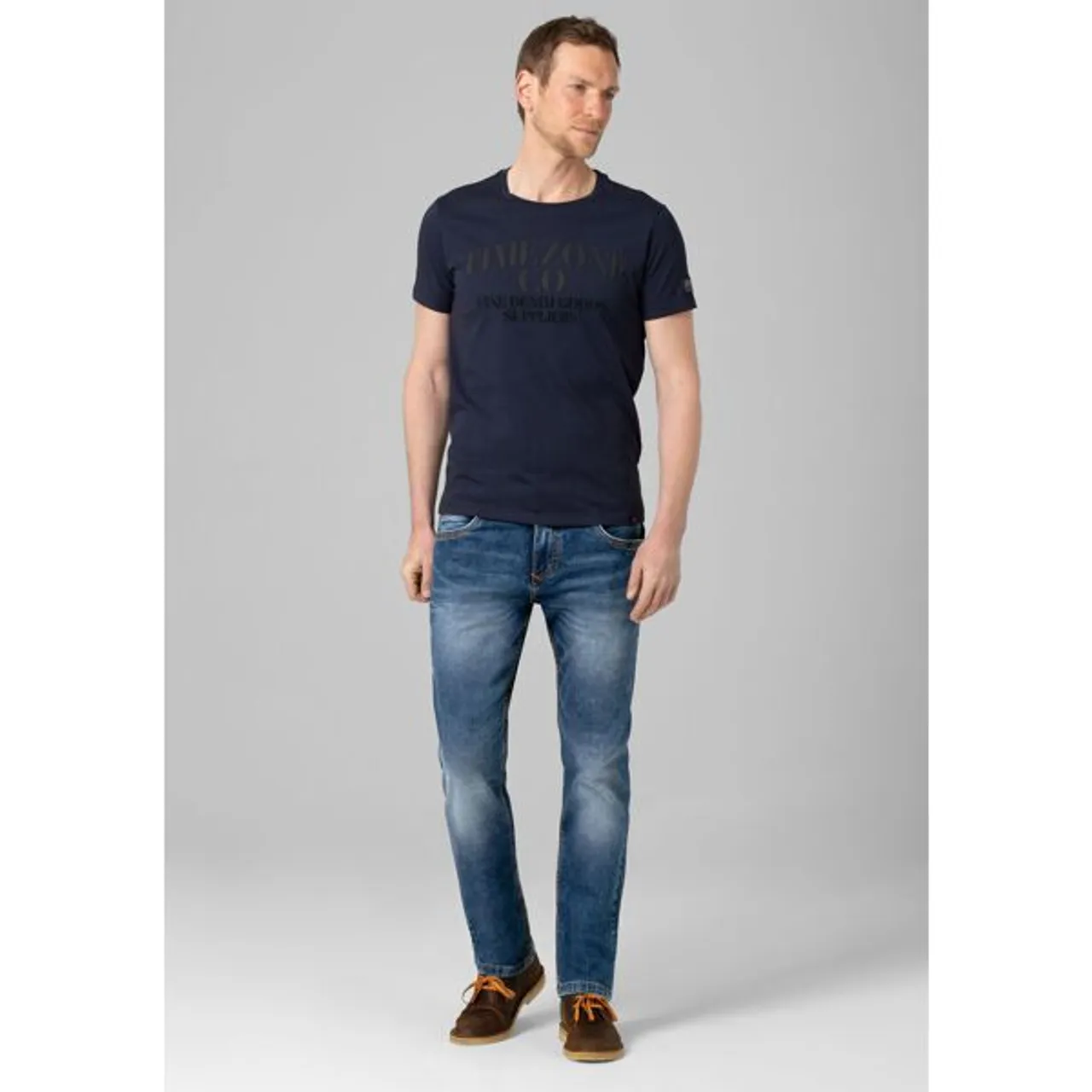 Slim-fit-Jeans TIMEZONE "Slim EdwardTZ" Gr. 36, Länge 34, blau Herren Jeans 5-Pocket-Jeans