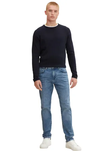 Slim-fit-Jeans TOM TAILOR "JOSH" Gr. 36, Länge 34, blau (light stone blue) Herren Jeans Slim Fit