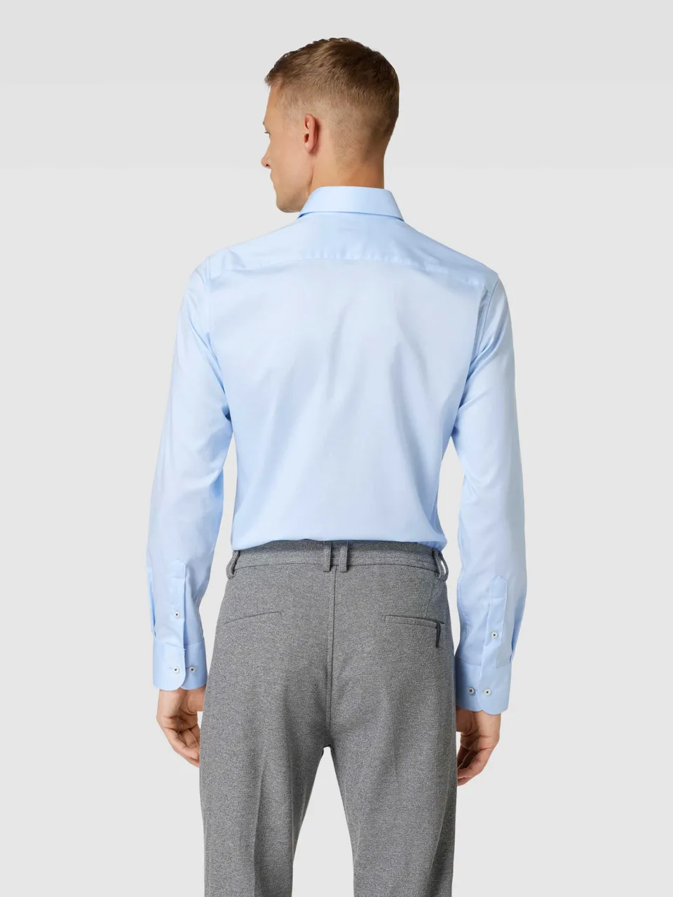 Slim Fit Premium Shirt mit Knopfleiste
