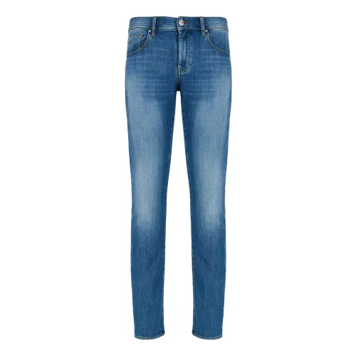 Slim Indigo Denim Jeans für Männer Armani Exchange