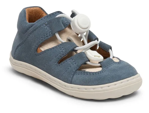 Slip-On Sneaker BISGAARD "fletcher" Gr. 29, blau (jeansblau natur) Kinder Schuhe Sneaker