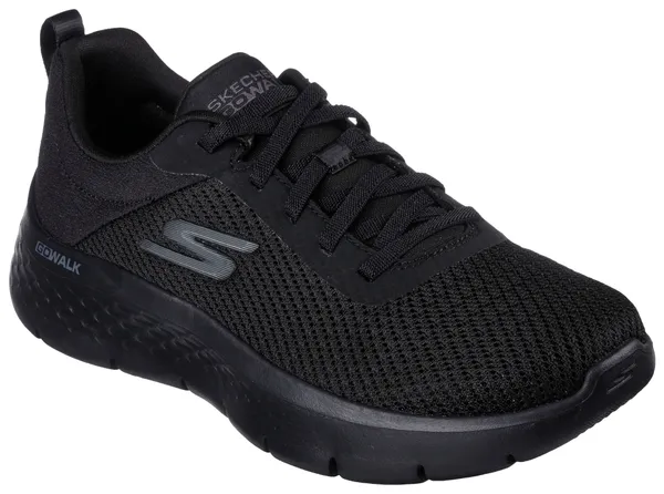 Slip-On Sneaker SKECHERS "GO WALK FLEX ALANI" Gr. 40, schwarz (schwarz, uni) Damen Schuhe Sneaker Trainingsschuh, Freizeitschuh für Maschinenwäsche ge...