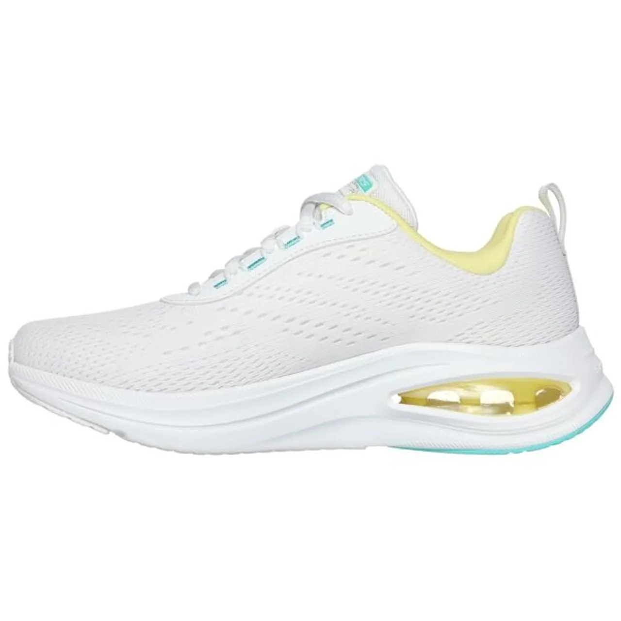 Slip-On Sneaker SKECHERS "SKECH-AIR META-AIRED OUT" Gr. 36, weiß (weiß, kombiniert) Damen Schuhe Sneaker Slipper, Freizeitschuh, Trainingsschuh mit ge...