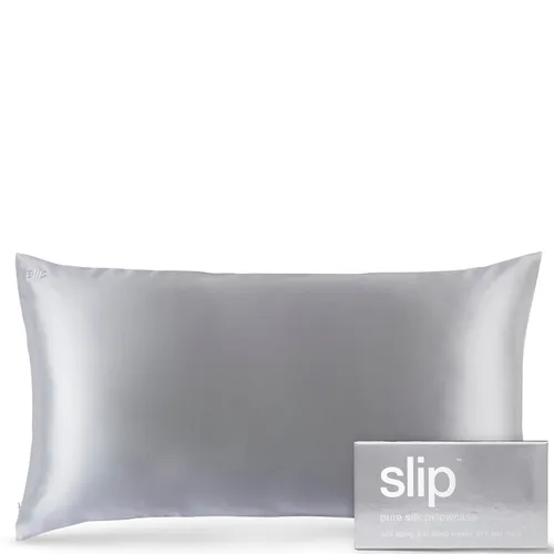 Slip Silk Pillowcase King (Verschiedene Farben) - Silber
