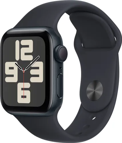 Smartwatch APPLE "Watch SE GPS 40 mm Aluminium S/M" Smartwatches schwarz (mitternacht) Fitness-Tracker