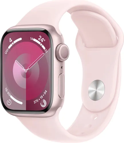 Smartwatch APPLE "Watch Series 9 GPS Aluminium 41mm M/L" Smartwatches rosa Fitness-Tracker Bestseller