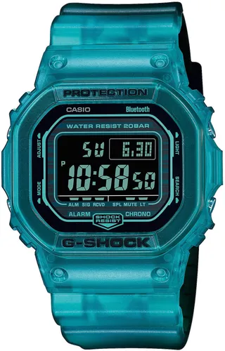 Smartwatch CASIO G-SHOCK "DW-B5600G-2ER" Smartwatches blau (türkis) Smartwatch Fitness-Tracker