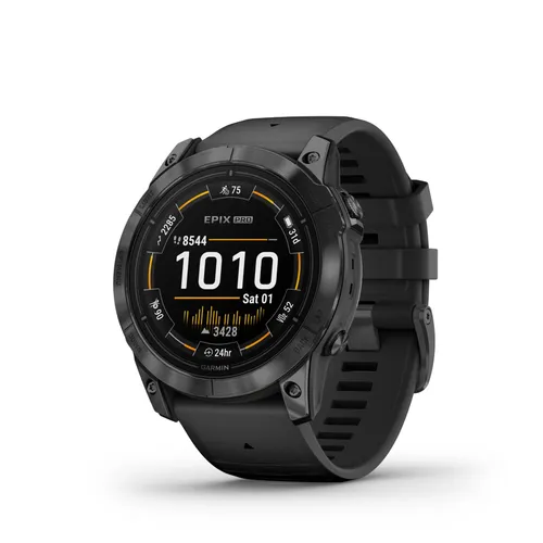 Smartwatch GARMIN "EPIX PRO (GEN 2) 51MM" Smartwatches grau (dunkelgrau) Fitness-Tracker