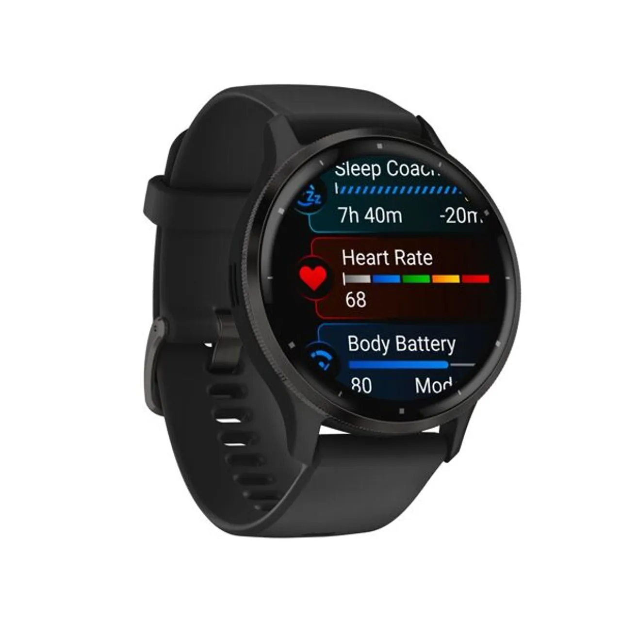 Smartwatch GARMIN "VENU 3" Smartwatches schwarz Fitness-Tracker