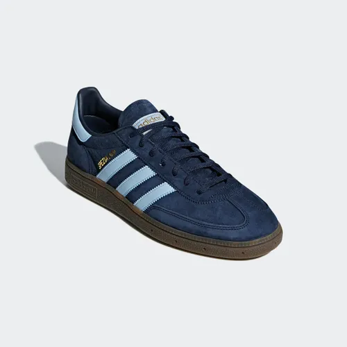 Sneaker ADIDAS ORIGINALS "HANDBALL SPEZIAL" Gr. 44, blau (collegiate navy, clear sky, gum5) Schuhe Schnürhalbschuhe