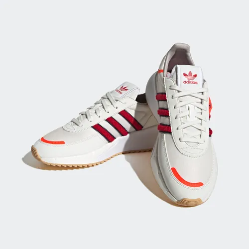 Sneaker ADIDAS ORIGINALS "RETROPY F2" Gr. 48, rot (core white, better scarlet, solar red) Schuhe Stoffschuhe